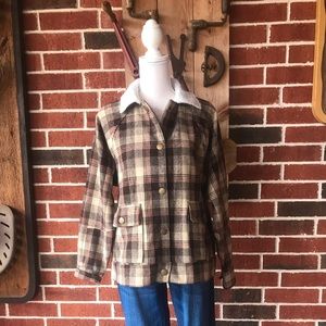Plaid Sherpa Jacket